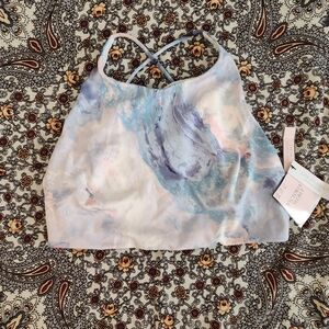 Victoria's Secret Marble Print Sports Bra – Blue and Pink Size Large